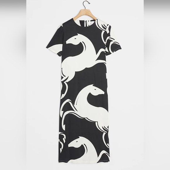 NWT Anthropologie Corey Lynn Calter Caballos Midi Dress SP - Picture 2 of 4